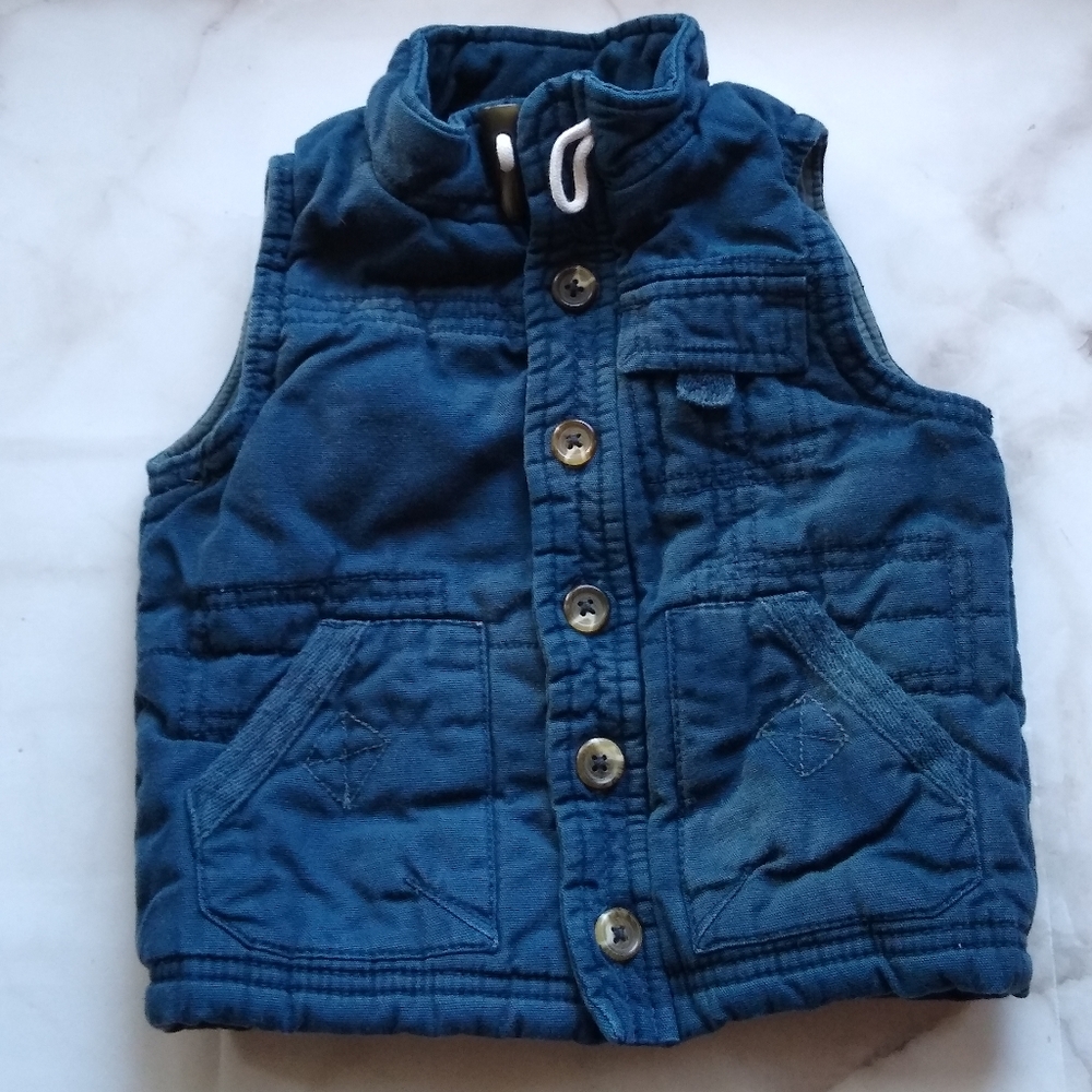 Boys Navy Vest 12 months